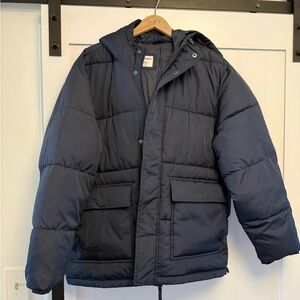 Oldnavy Dark Blue Men's Puffer Jacket